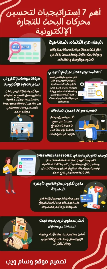 أهم 7 إستراتيجيات لتحسين محركات البحث للتجارة الإلكترونية