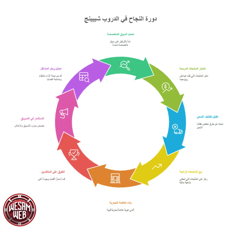 8 نصائح لتحقيق النجاح في الدروب شيبينج من وسام ويب