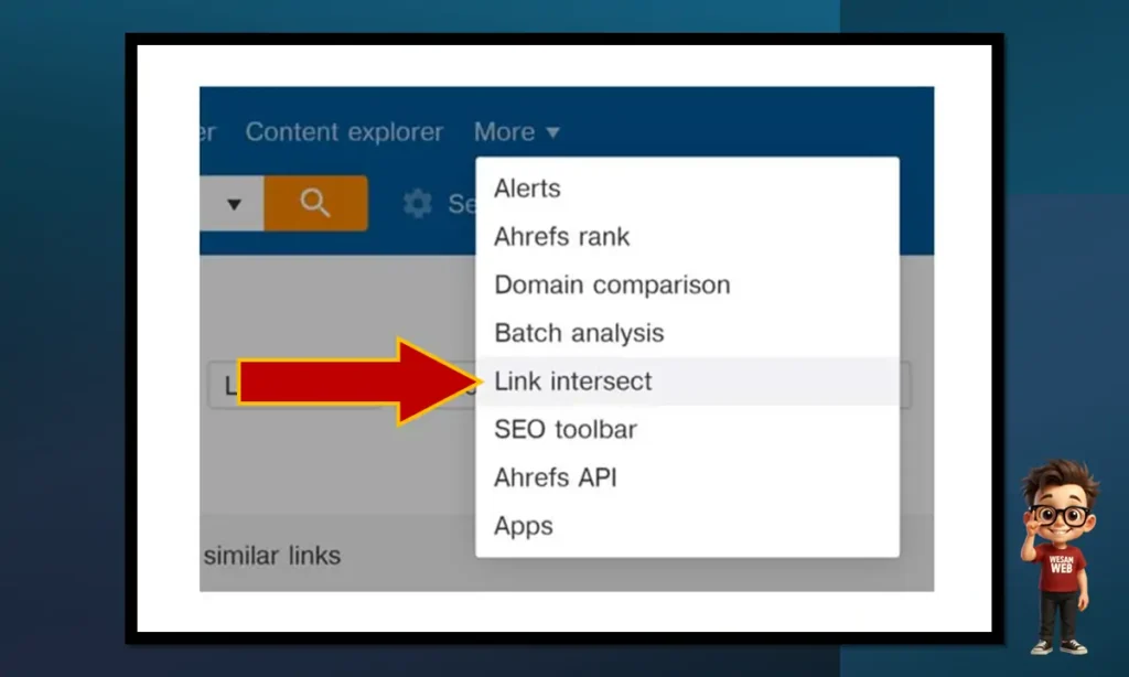 قسم Link Intersect