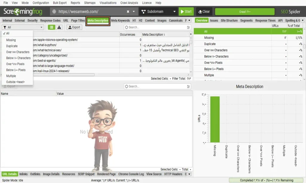 الوصف التعريفي (Meta Descriptions)