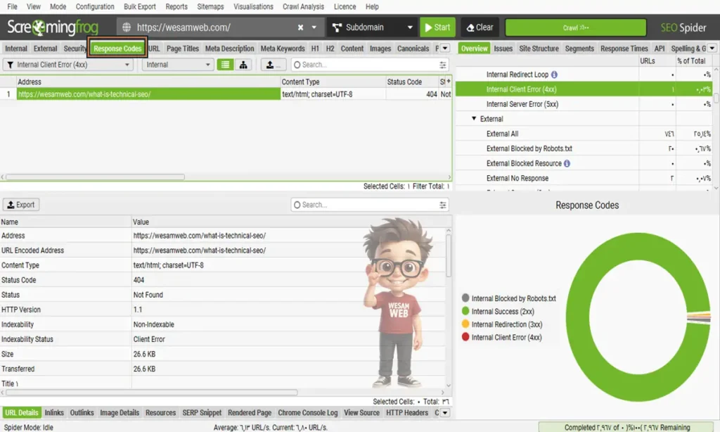 قسم رمز الاستجابة (Response Code)