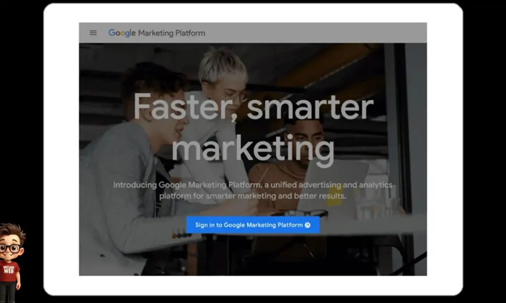 Sign in to Google Marketing Platform