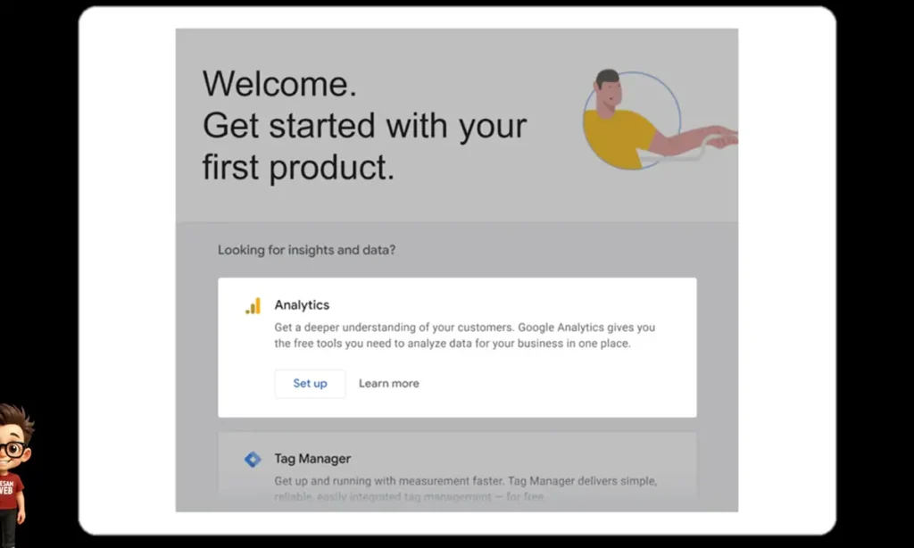 إعداد google analytics 4