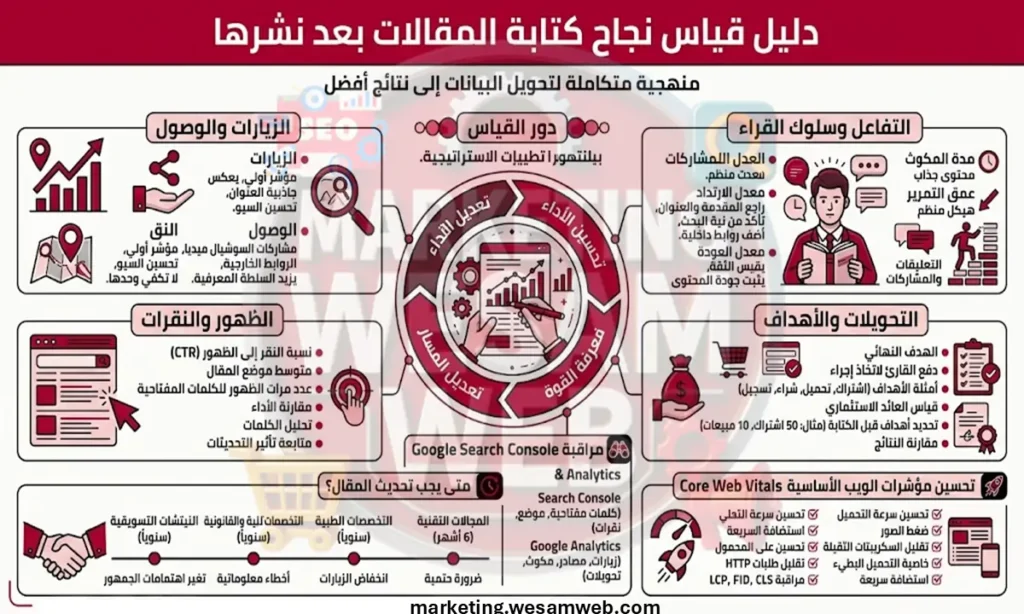 كيف تقيس نجاح كتابة المقالات بعد نشرها؟
