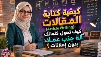 كتابة المقالات (Article Writing): كيف تحول كلماتك لآلة جذب عملاء بدون إعلانات؟