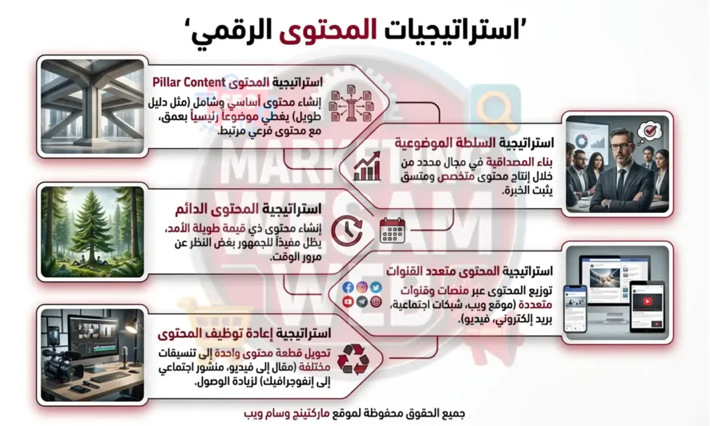 استراتيجيات المحتوى الرقمي