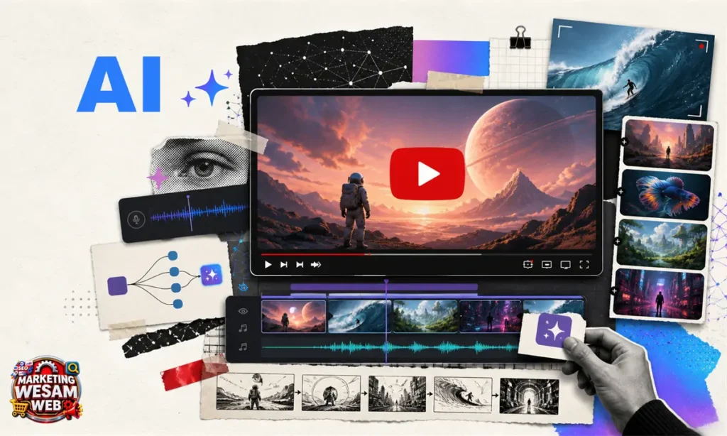 إنشاء فيديوهات YouTube